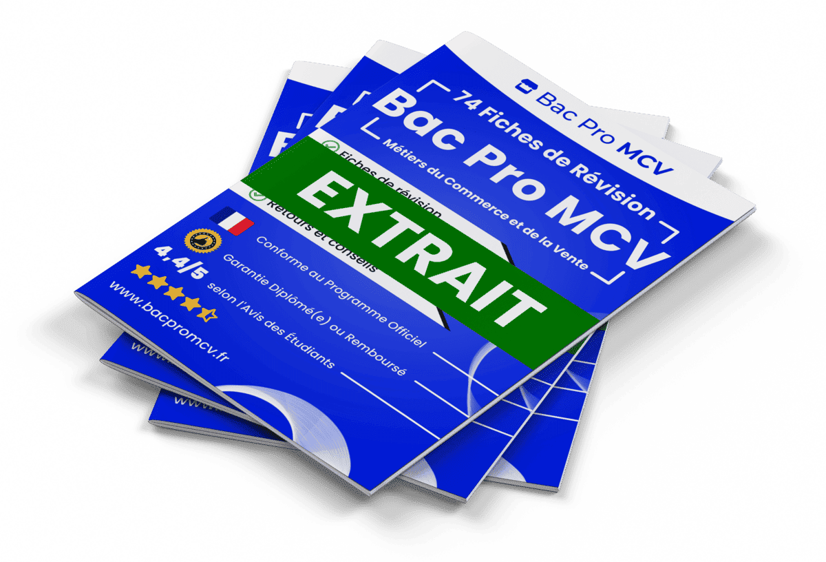 15 Fiches Révision gratuites Bac Pro MCV